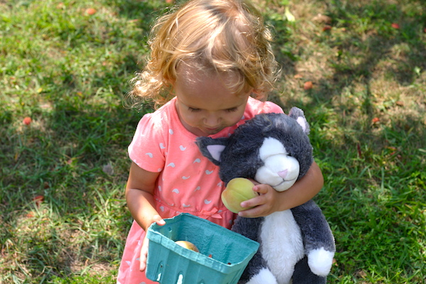 Ways to Encourage Kids to Love Nature | Picking Peaches for Toddlers